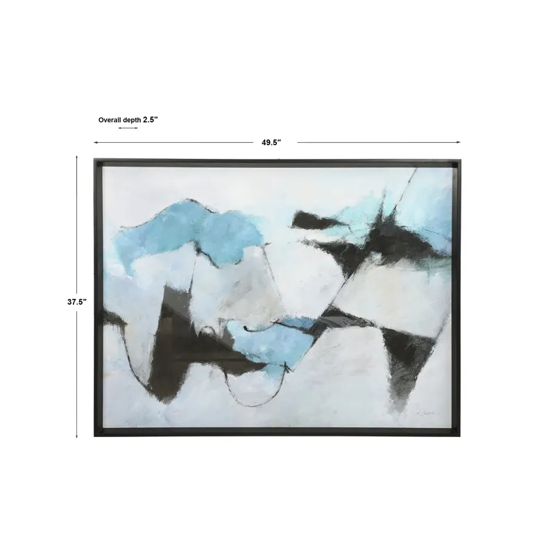 Winter Crop Abstract Print