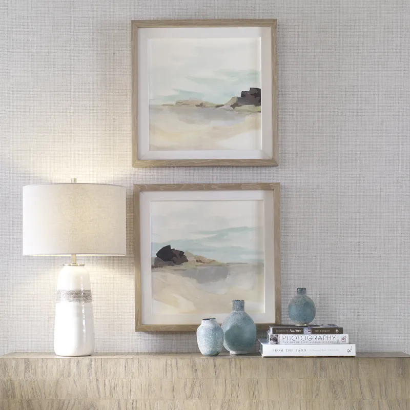 Glacial Coast Framed Prints, Set/2