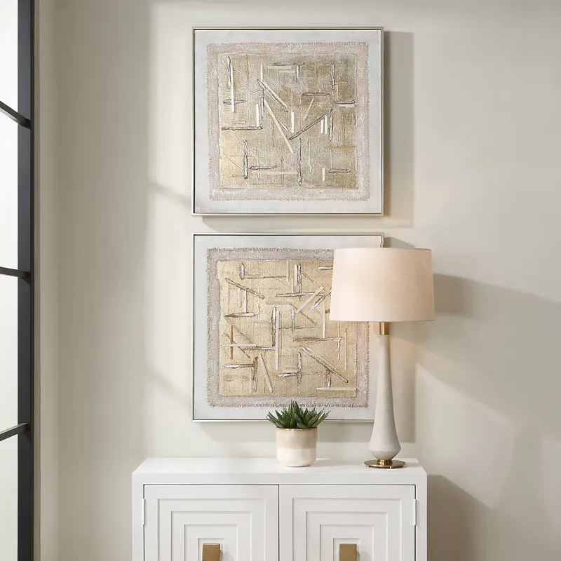 Unpredictable Hand Painted Canvases Set/2