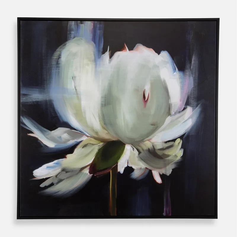 Peony Framed Floral Art