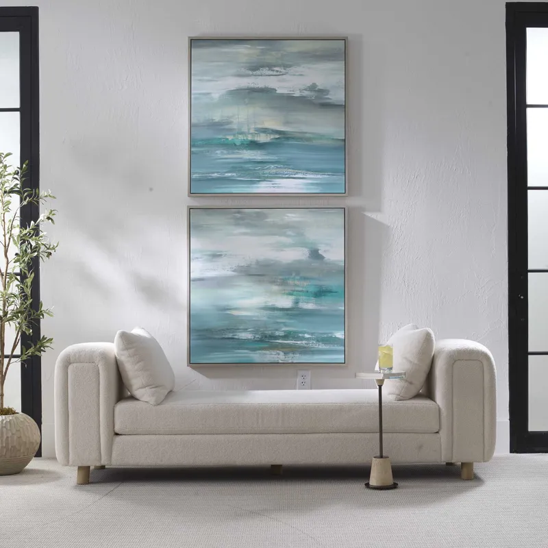 Tranquil State Of Mind Framed Canvases, S/2