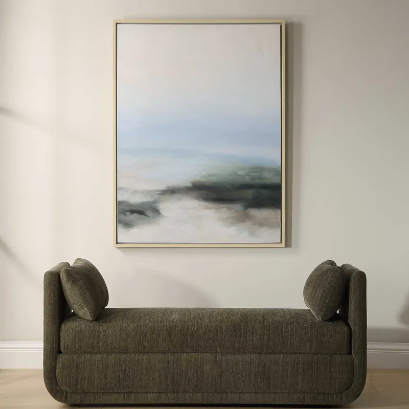 Crossing Paths Coastal Landscape Painting