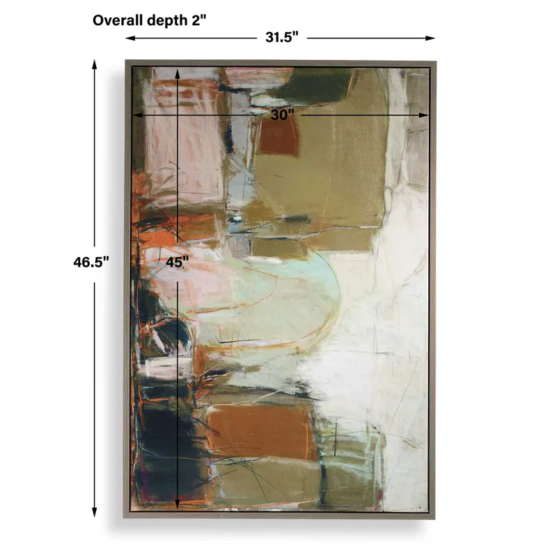 Palace Walls Framed Abstract Art