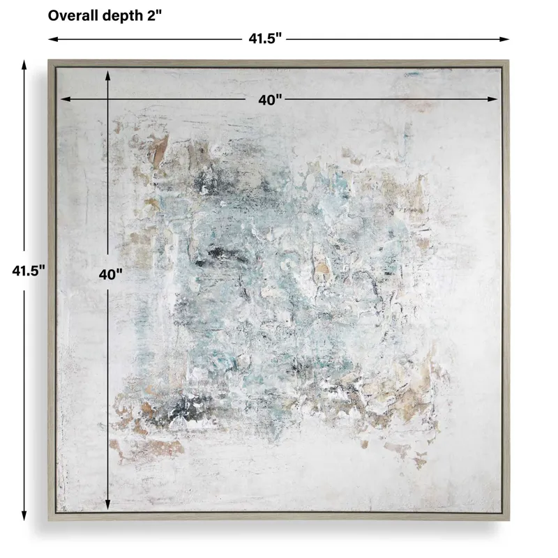 Find Me Here Abstract Framed Canvas Art