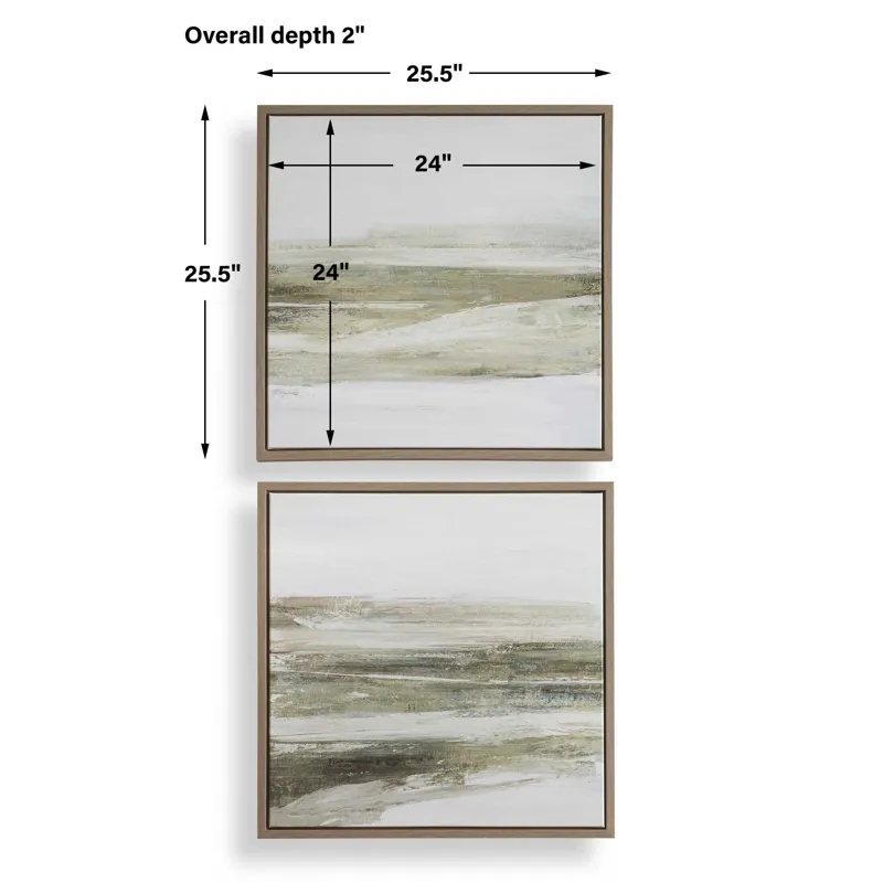 All Of A Sudden Framed Canvases Set/2