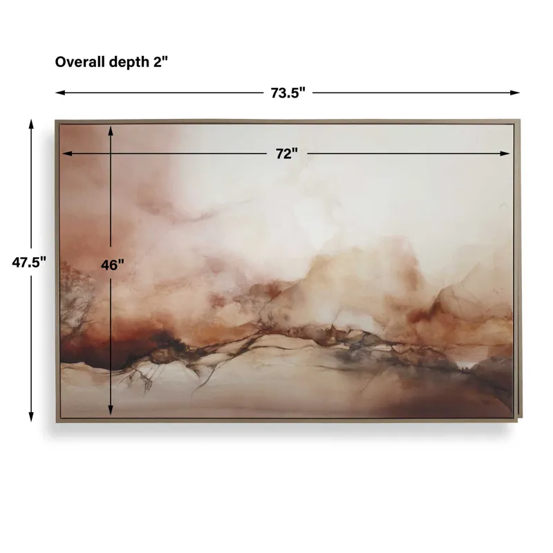 Rise Framed Modern Canvas