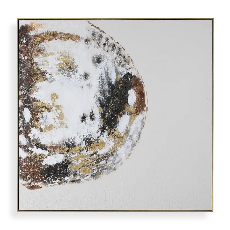 Moon Landing Hand Painted Abstract Art