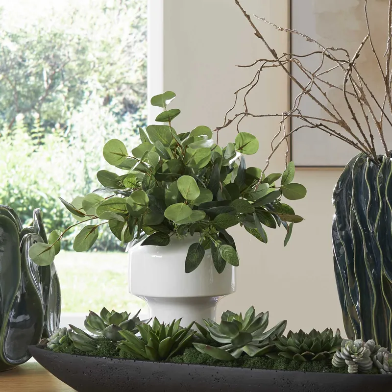 Essence Eucalyptus Accent & Vase