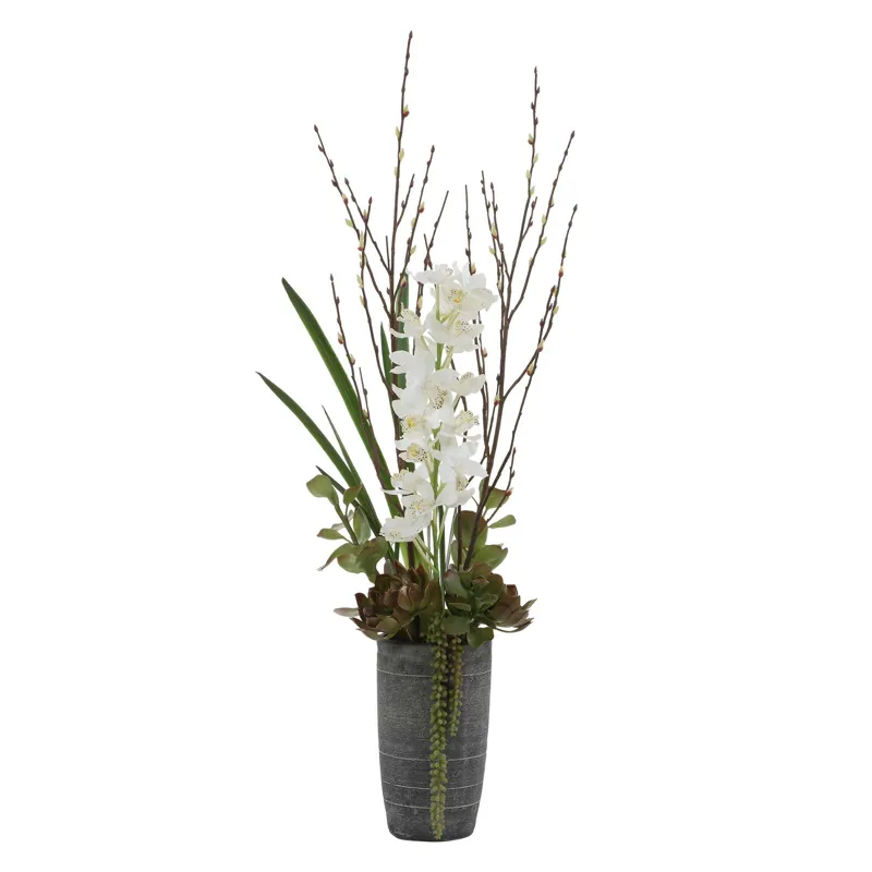 Eterna Orchid Centerpiece & Vase