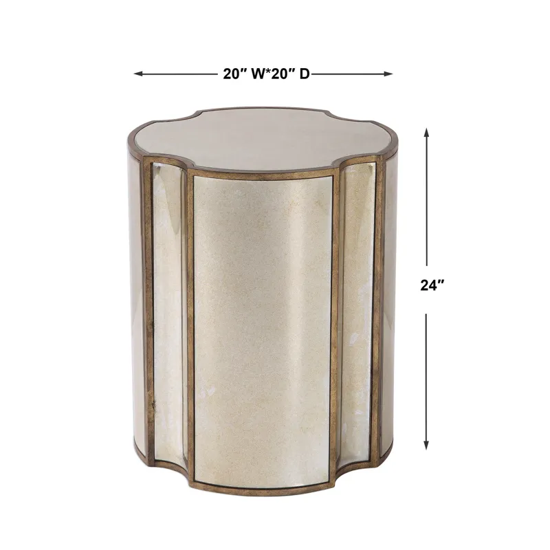 Harlow Mirrored Accent Table