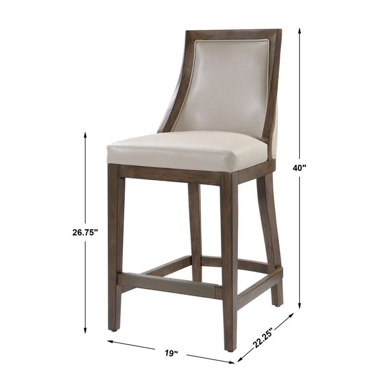 Purcell Leather Counter Stool