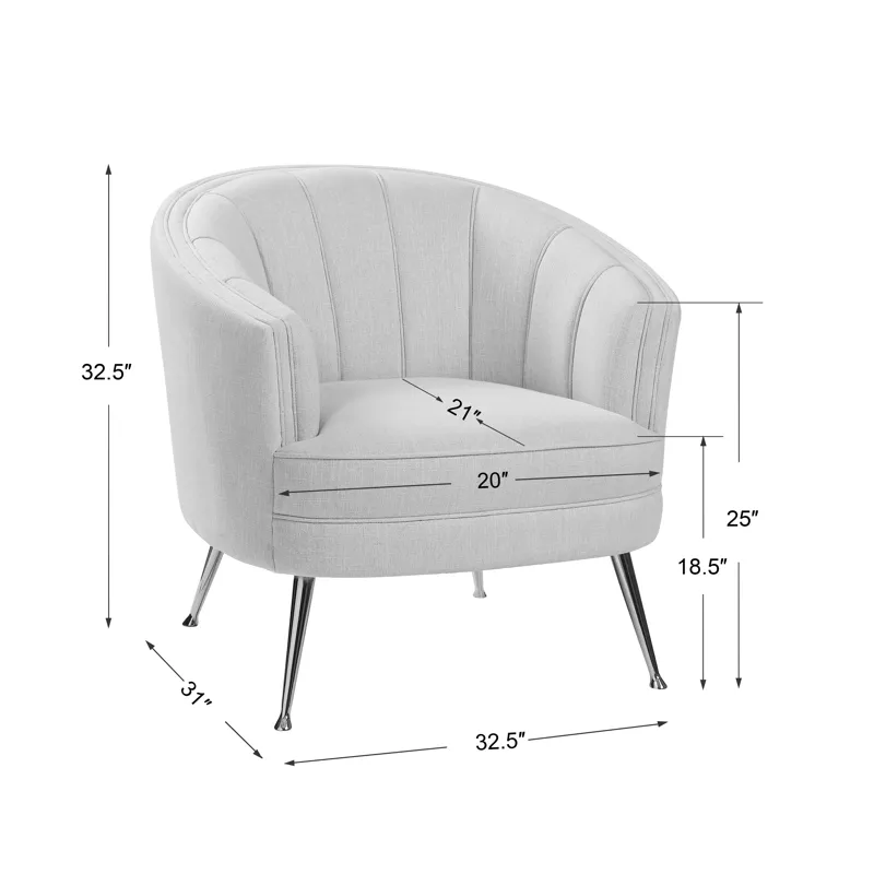 Janie Mid-Century Accent Chair