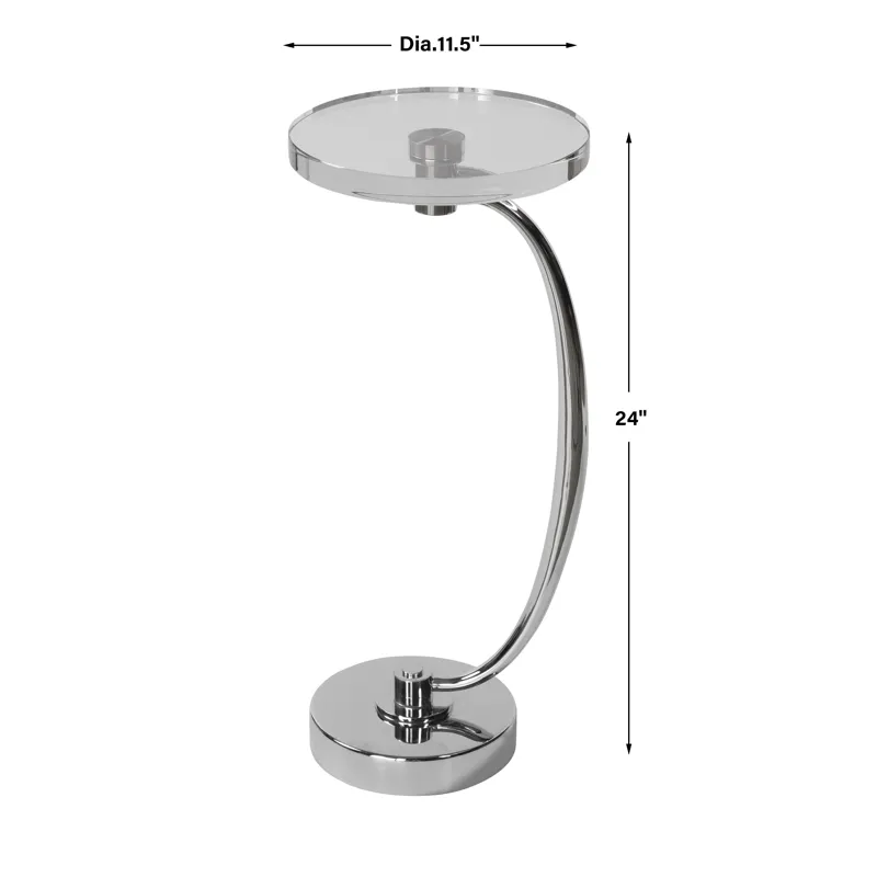 Waveney Nickel Drink Table