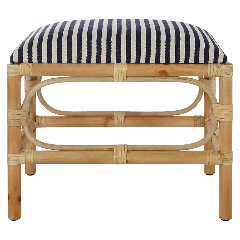 Laguna Small Striped Bench