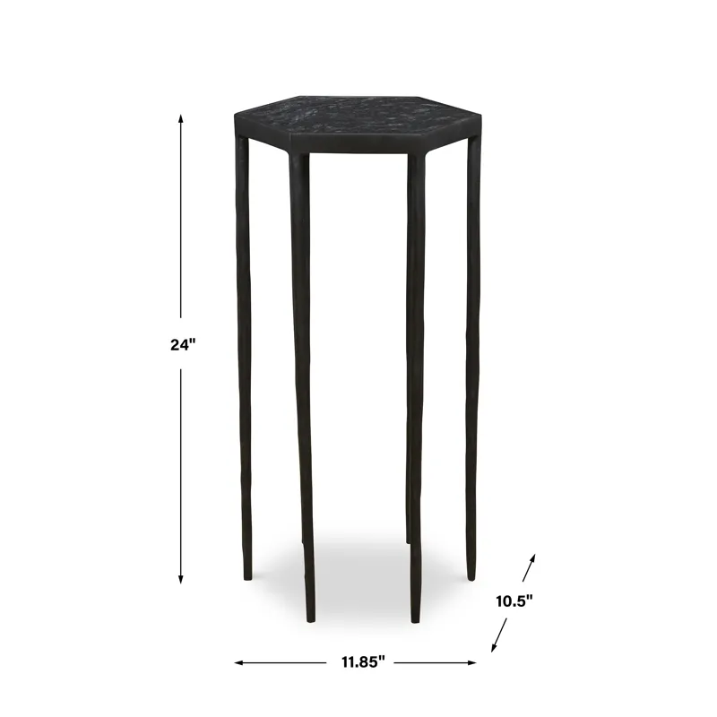 Aviary Hexagonal Accent Table