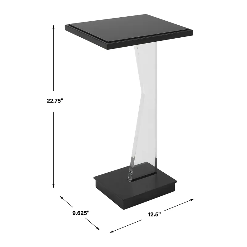 Angle Contemporary Accent Table