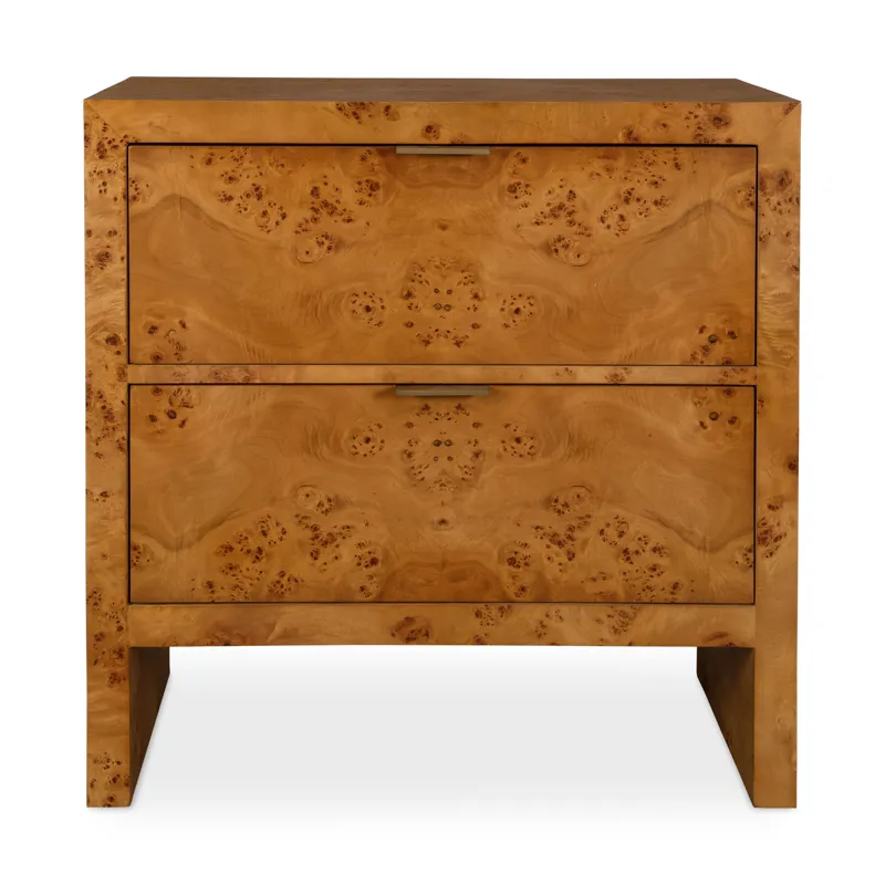 Indus 2 Drawer Burl Chest