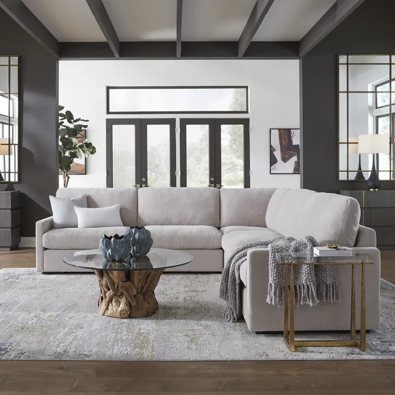 Refuge Armless Sand Sofa
