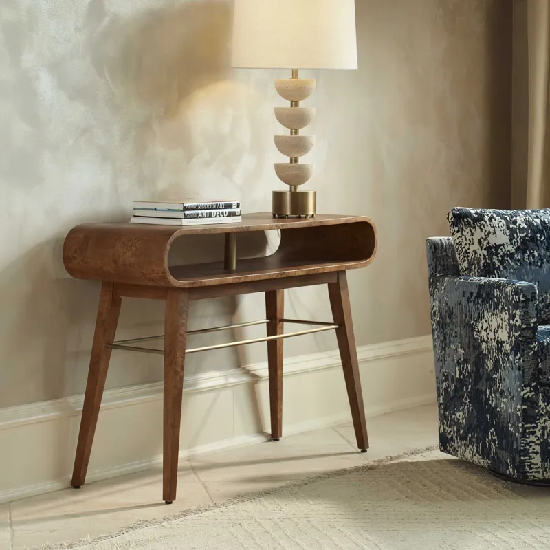 Ledger Mid-Century Console Table