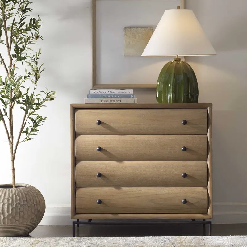Millard Curved 4 Drawer Chest