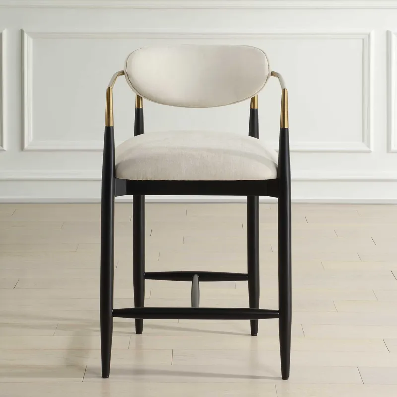 Moxie White Counter Stool