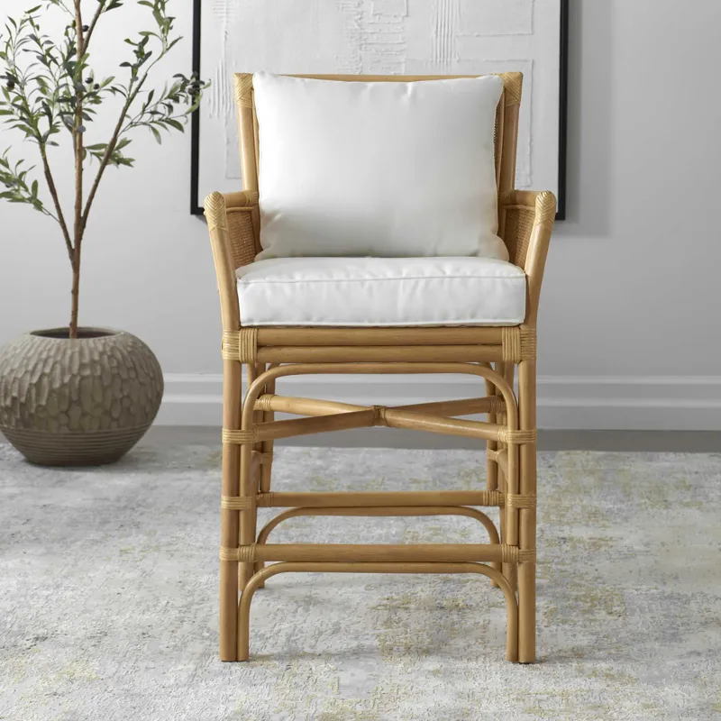 Pacific Rattan Counter Stool