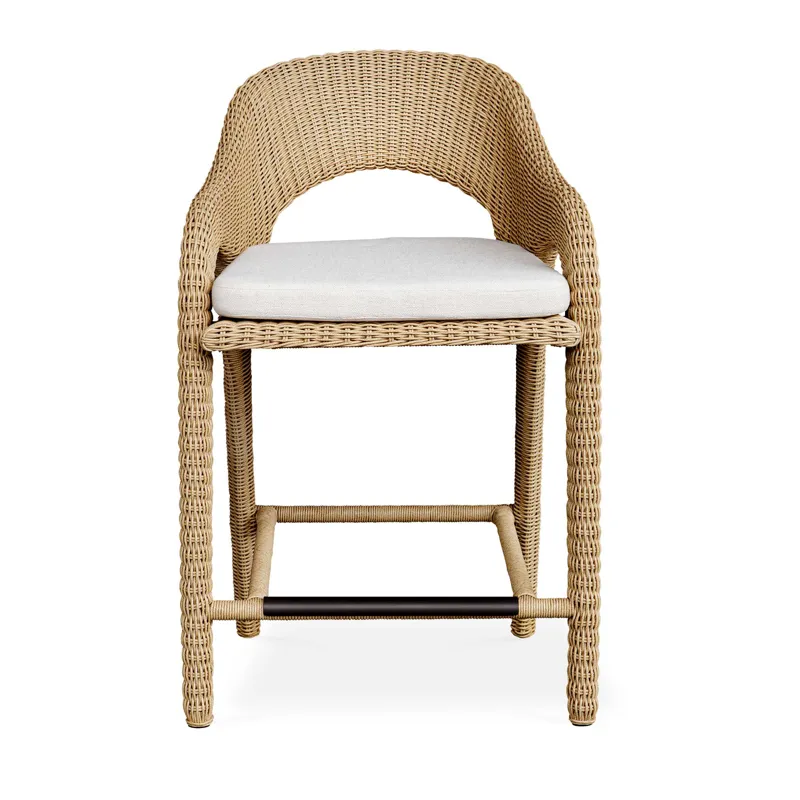 Kavali Outdoor Wicker Counter Stool