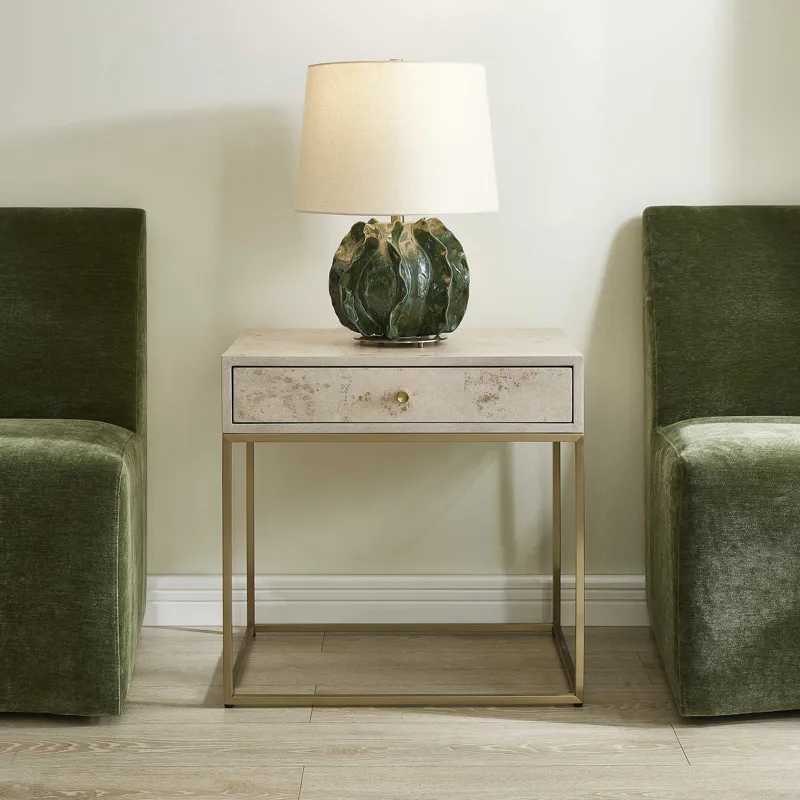 Pembrook Light Washed Side Table