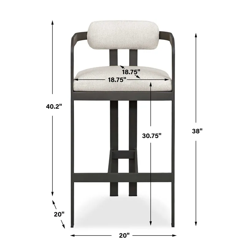Kalmar Outdoor Bar Stool