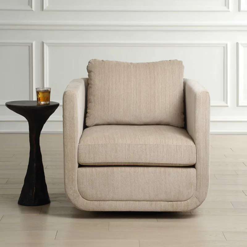 Abound Porcelain Swivel Chair