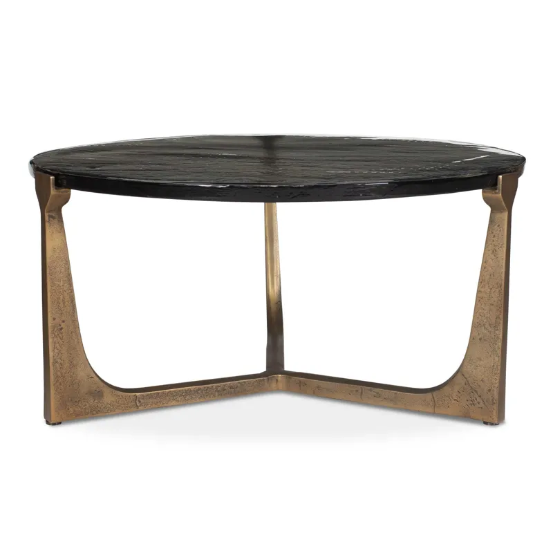 Bohdi Outdoor Brass Coffee Table