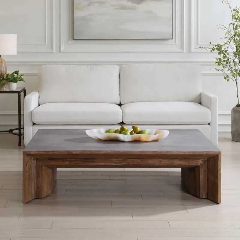 Vail Gray Elm Coffee Table