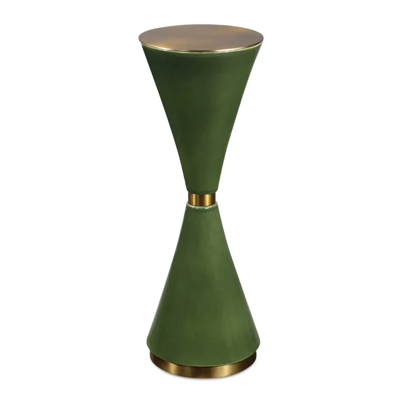 Ronde Jade Green Drink Table