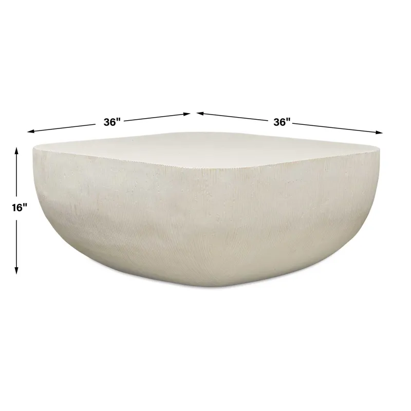 Alma Concrete Outdoor Coffee Table