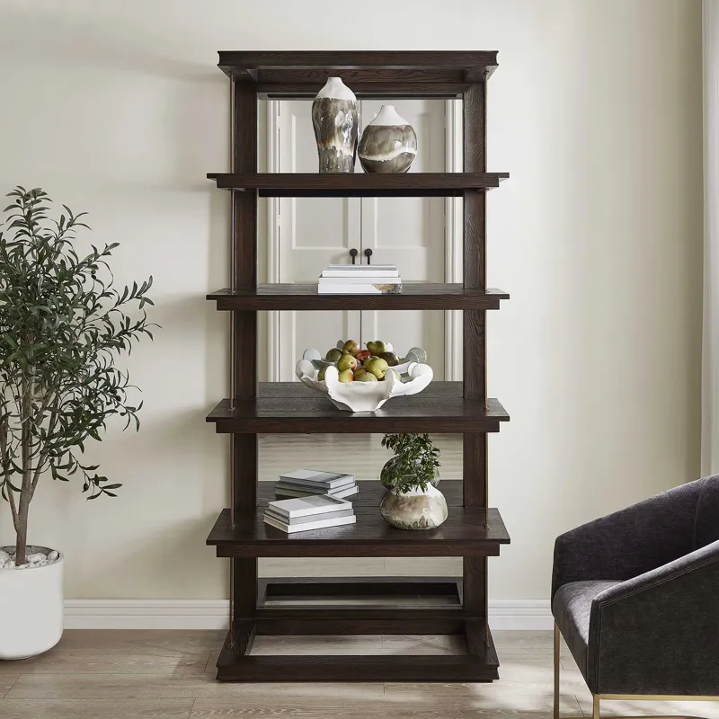 Kai Dark Walnut Etagere