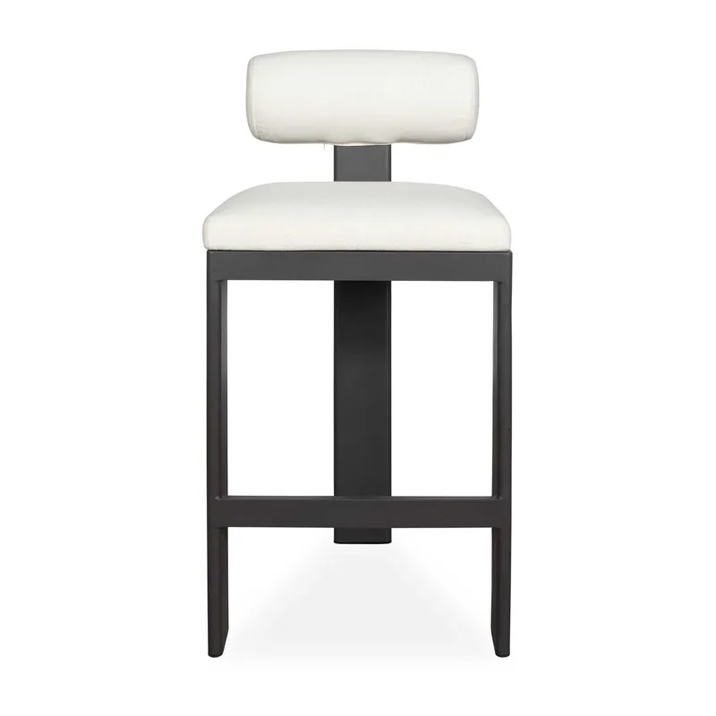 Bolster Back Outdoor Bar Stool