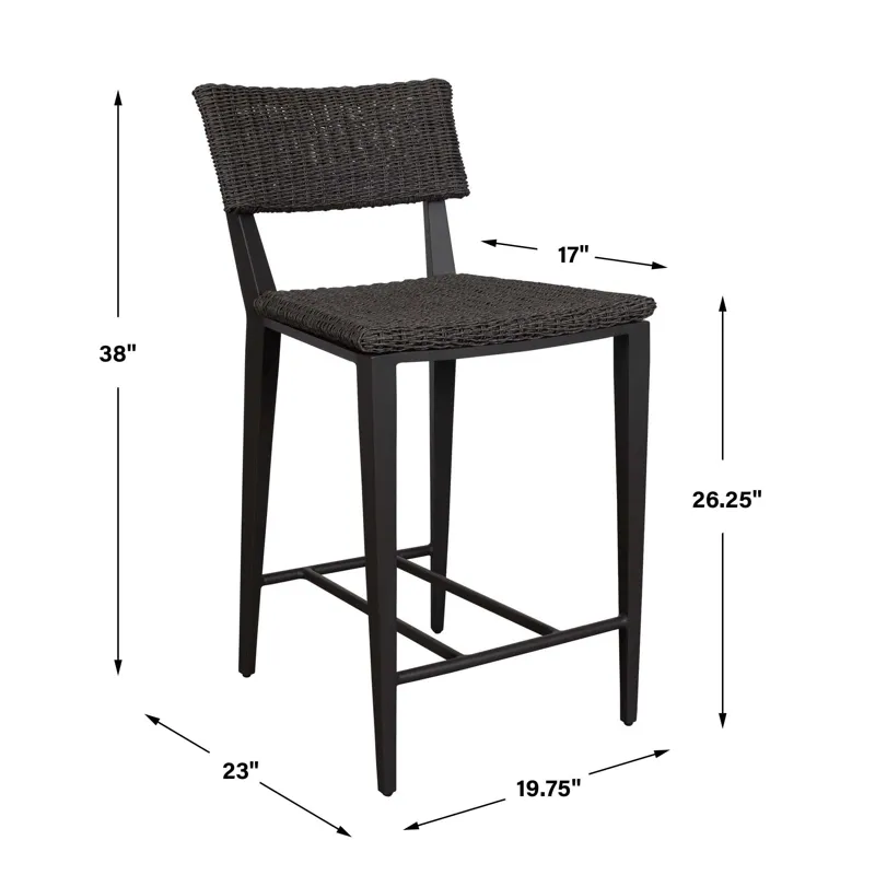 Calbas Java Outdoor Counter Stool