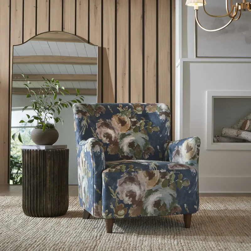 Lainey Floral Upholstered Armchair