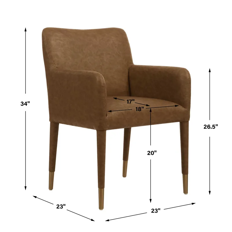 Conifer Camel Dining Armchair