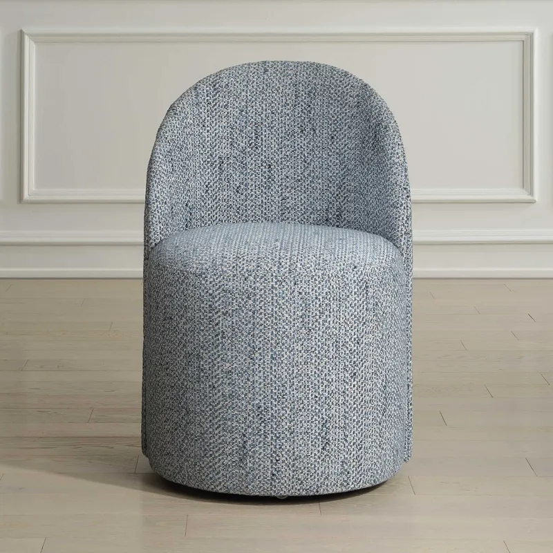 Roll With It Denim Dining Chair