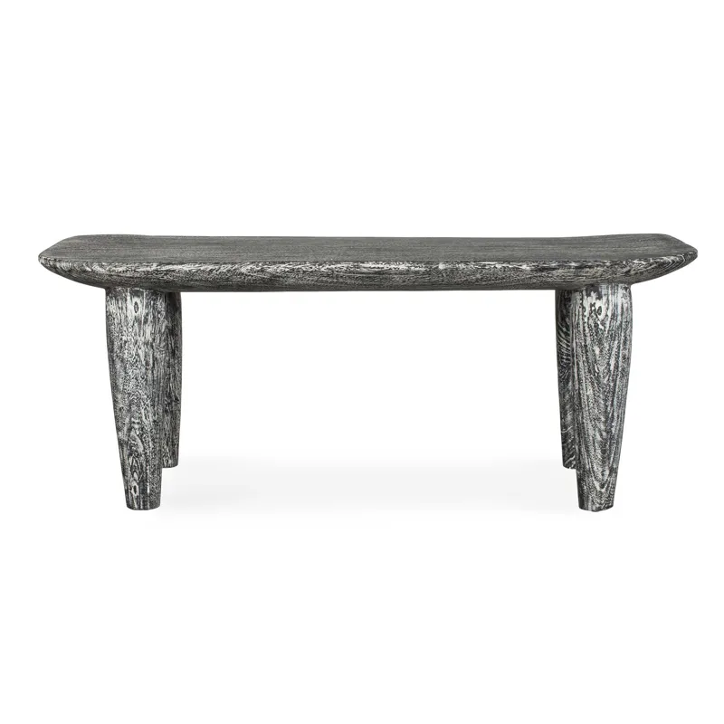 Fade To Black Wood Bench