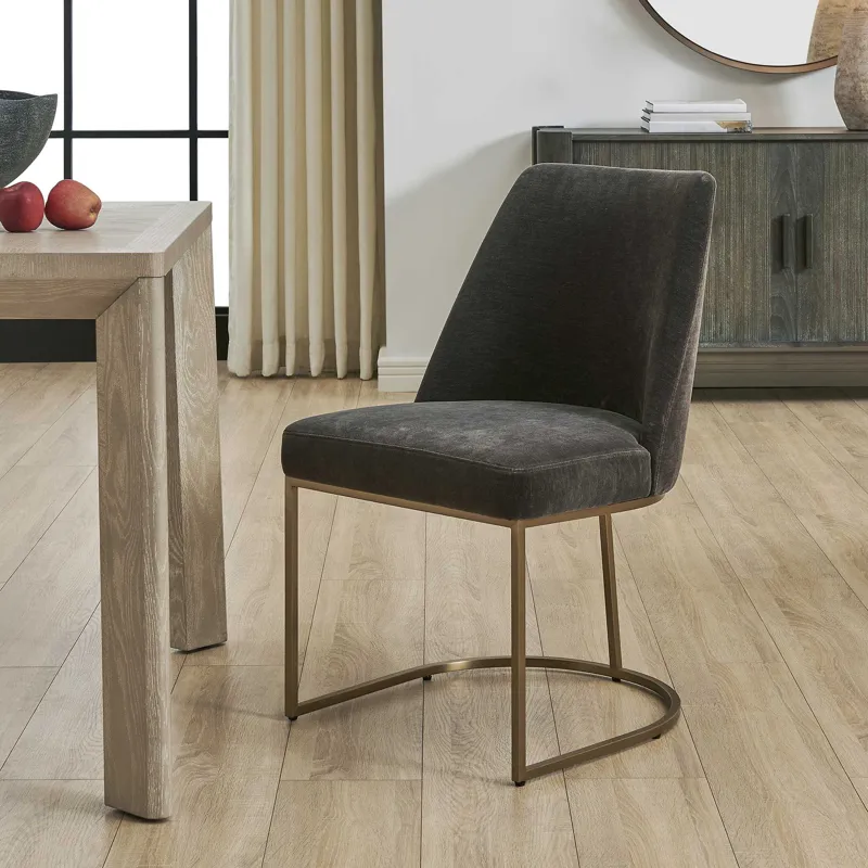 Hanni Gray Upholstered Dining Chair