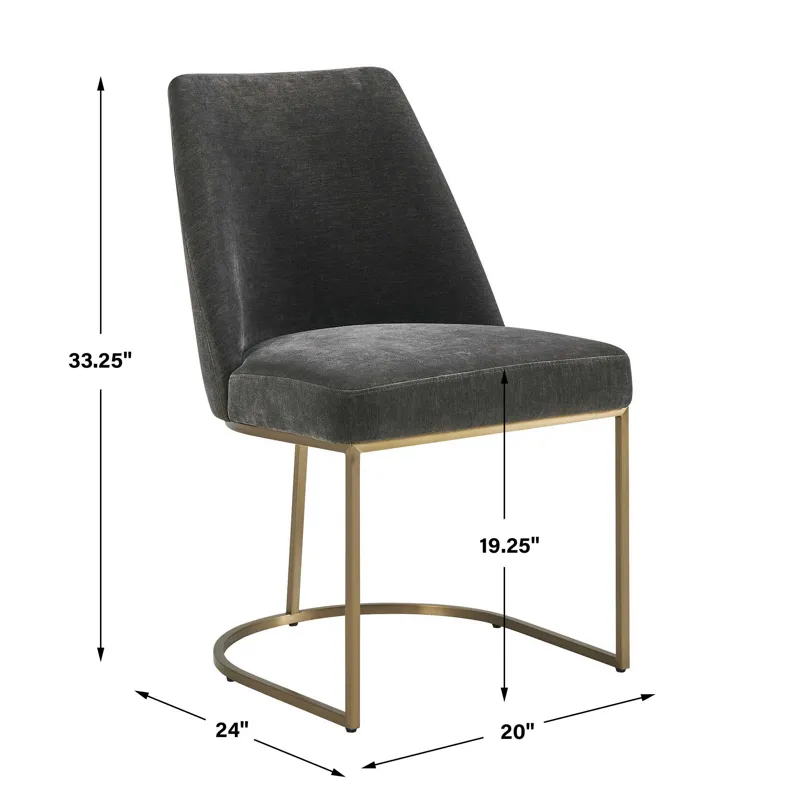 Hanni Gray Upholstered Dining Chair