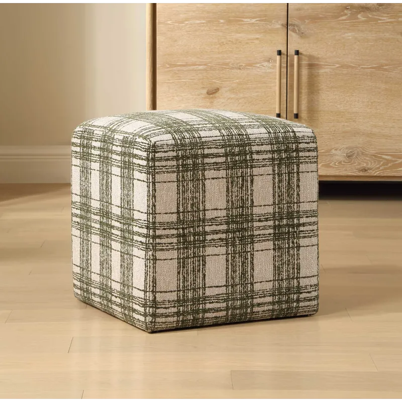 Joie Ireland Plaid Ottoman