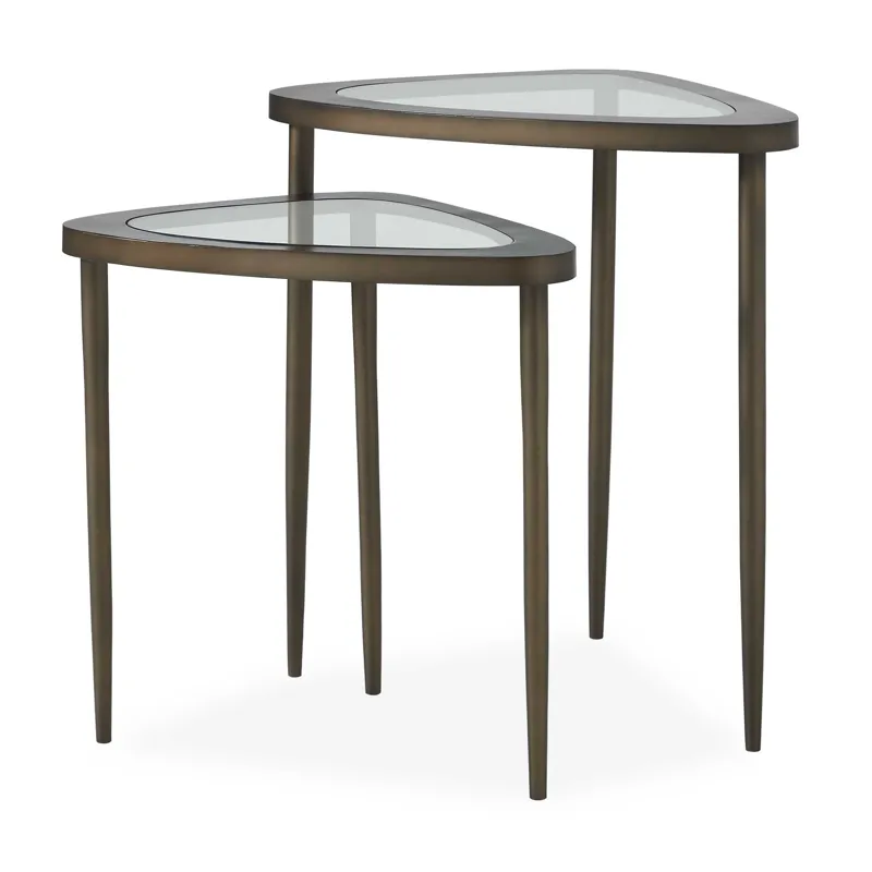 Millar Curved Nesting Tables, S/2