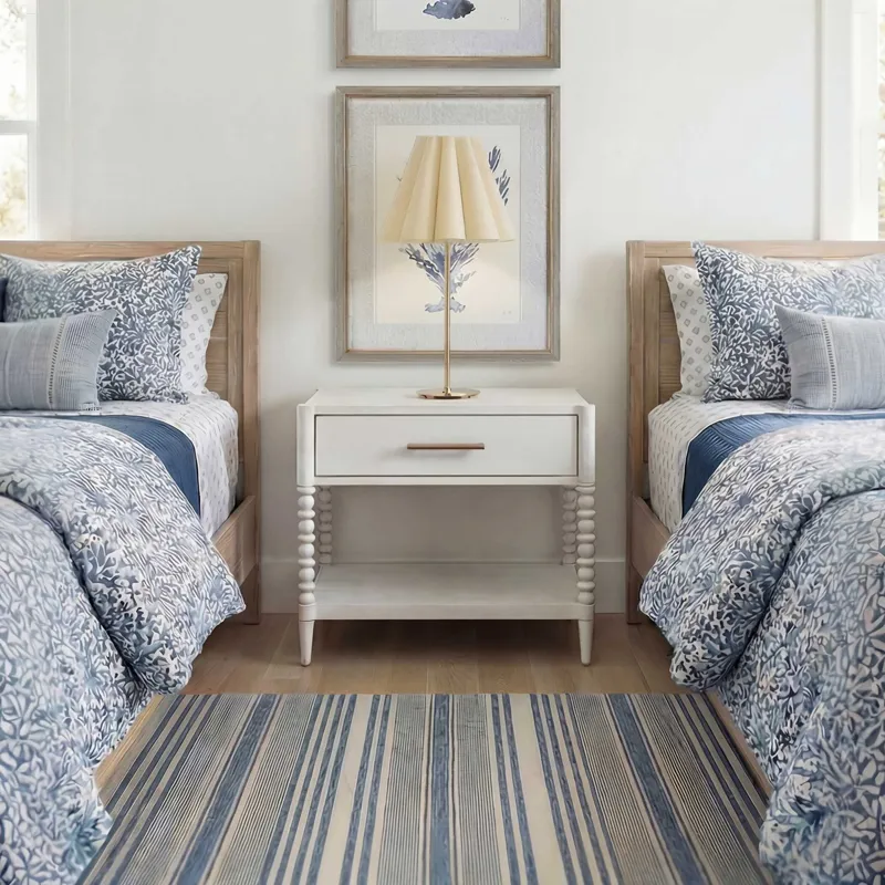 Bales Off-White Side Table