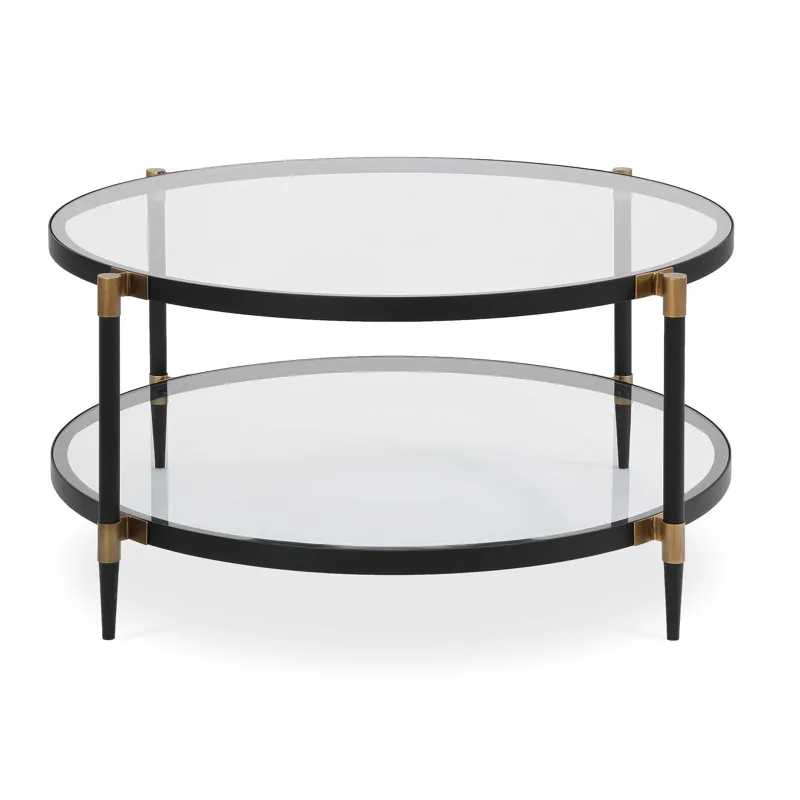 Chadid Round Glass Coffee Table