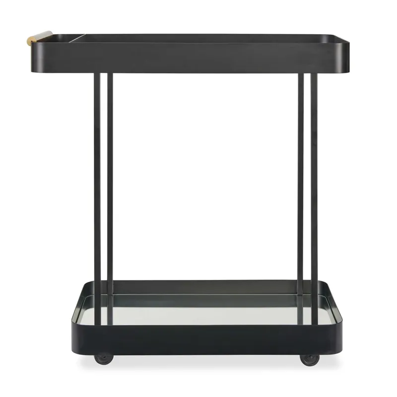 Vesper Black Iron Bar Cart