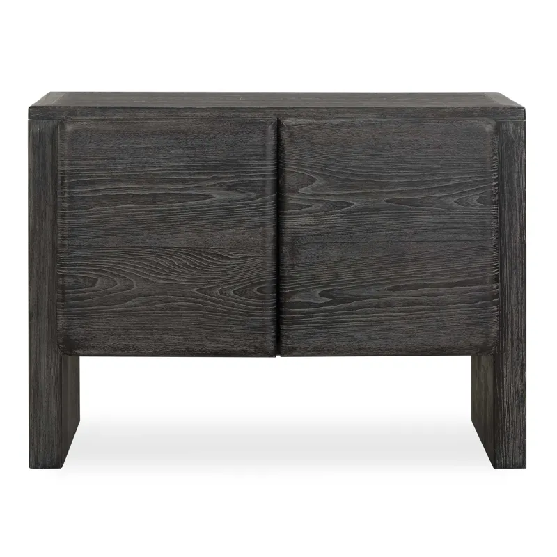 Bierk Dark Stain 2 Door Cabinet