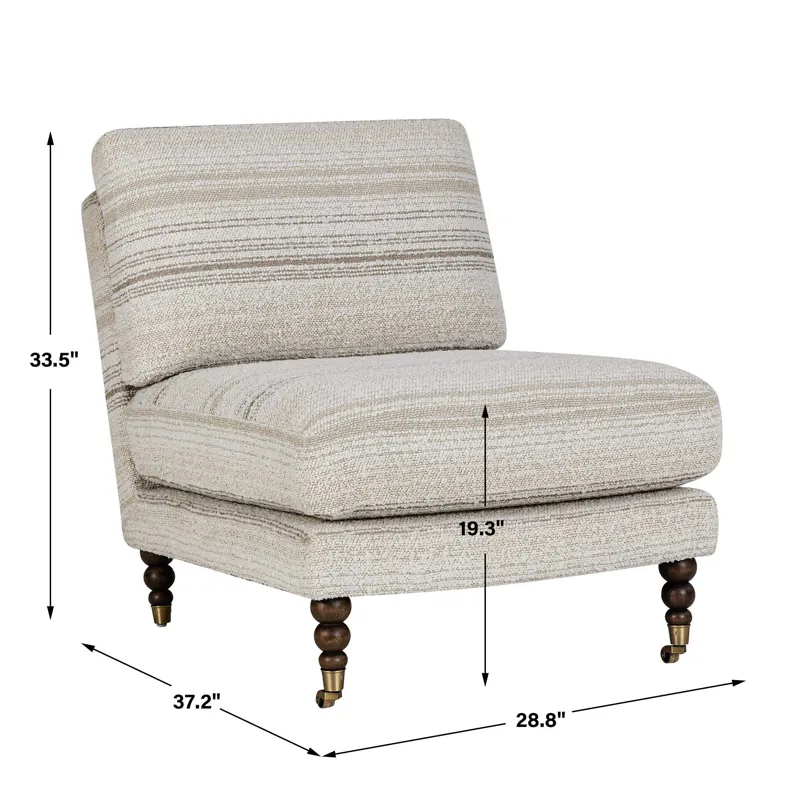 Chatsworth Modern Slipper Chair